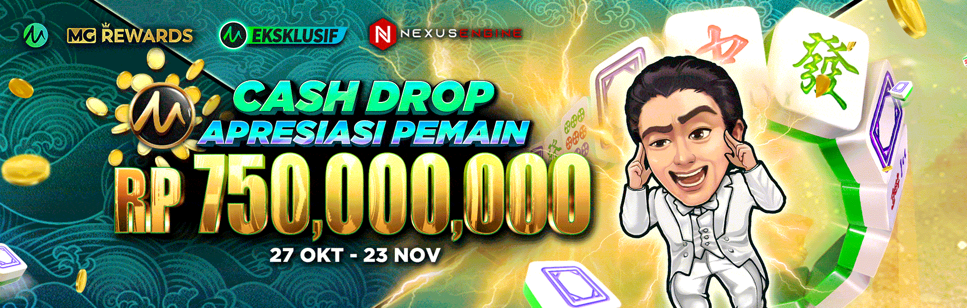 MG CASHDROP APRESIASI PEMAIN