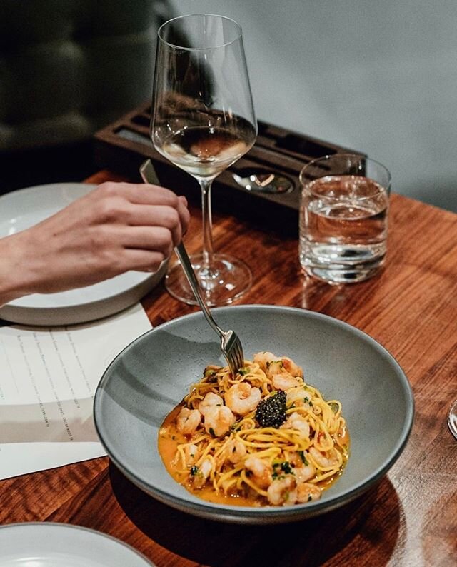 Diving into our fresh spaghetti... one fork at a time! 🍴
